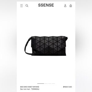 Bao bao issey miyake black purse